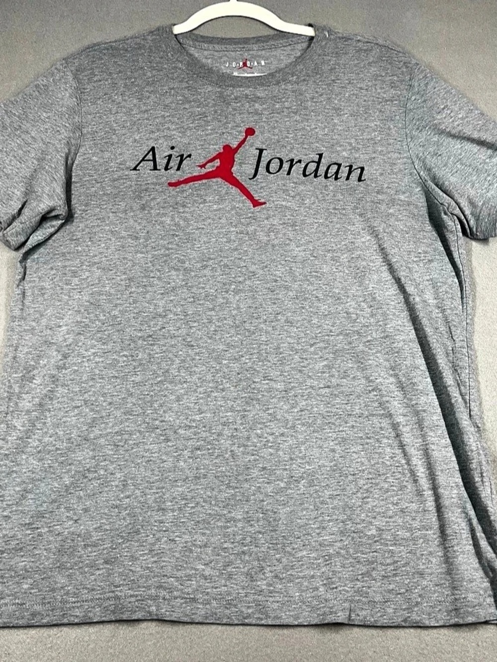 Jordan Air Jordan Jumpman Logo T-Shirt Men's Gray & Red Size Medium